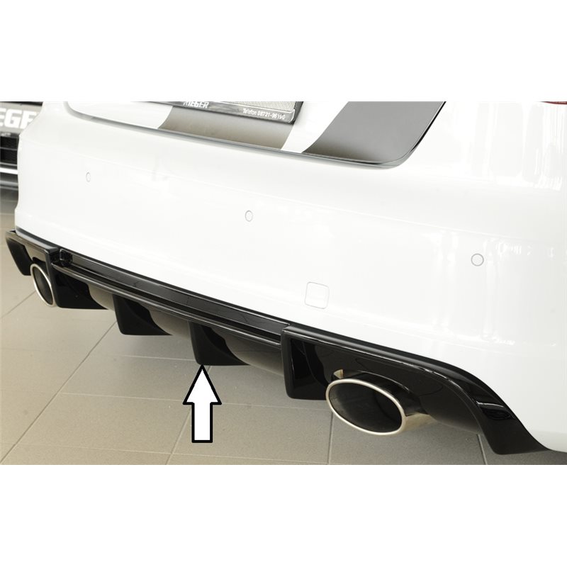 Añadido trasero Rieger Audi A3 (8V) 07.12-08.16 (antes facelift) 3-puertas (hatchback 8V1), 5-puertas (sportback 8VA) A3 S3 (8V)