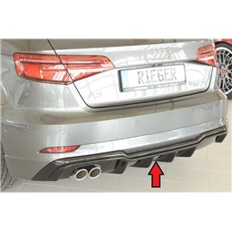 Añadido trasero Rieger Audi A3 (8V) 09.16- (ex facelift) 3-puertas (hatchback 8V1), 5-puertas (sportback 8VA)