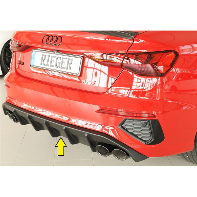 Añadido trasero Rieger Audi A3 S3 (GY) 07.20- 5-puertas (sedan) A3 (GY) 11.19- 5-puertas (sedan)