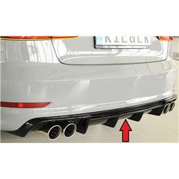 Añadido trasero Rieger Audi A3 (8V) 07.12-08.16 (antes facelift) 5-puertas (sedan 8VS), 3-puertas (cabrio 8V7)