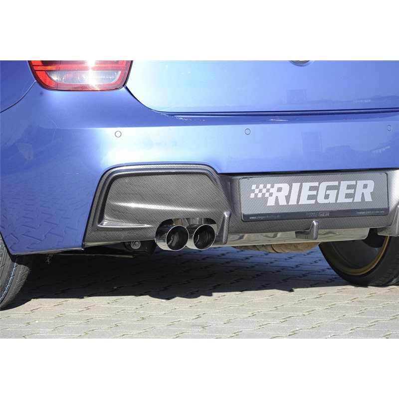 Añadido trasero Rieger BMW 1-series F20 (1K4) 09.11-03.2015 (antes facelift) sedan / 4-puertas 1-series F21 (1K2) 09.12-03.2015 