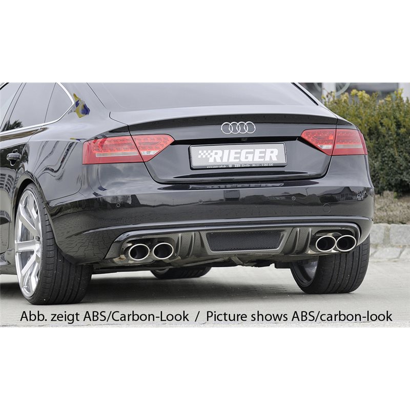 Añadido trasero Rieger Audi A5 (B8/B81) 06.07-07.11 (antes facelift) sportback