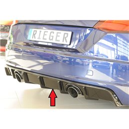 Añadido trasero Rieger Audi TT (8J-FV/8S) 07.14-08.18 (antes facelift), 09.18- (ex facelift) coupe, roadster