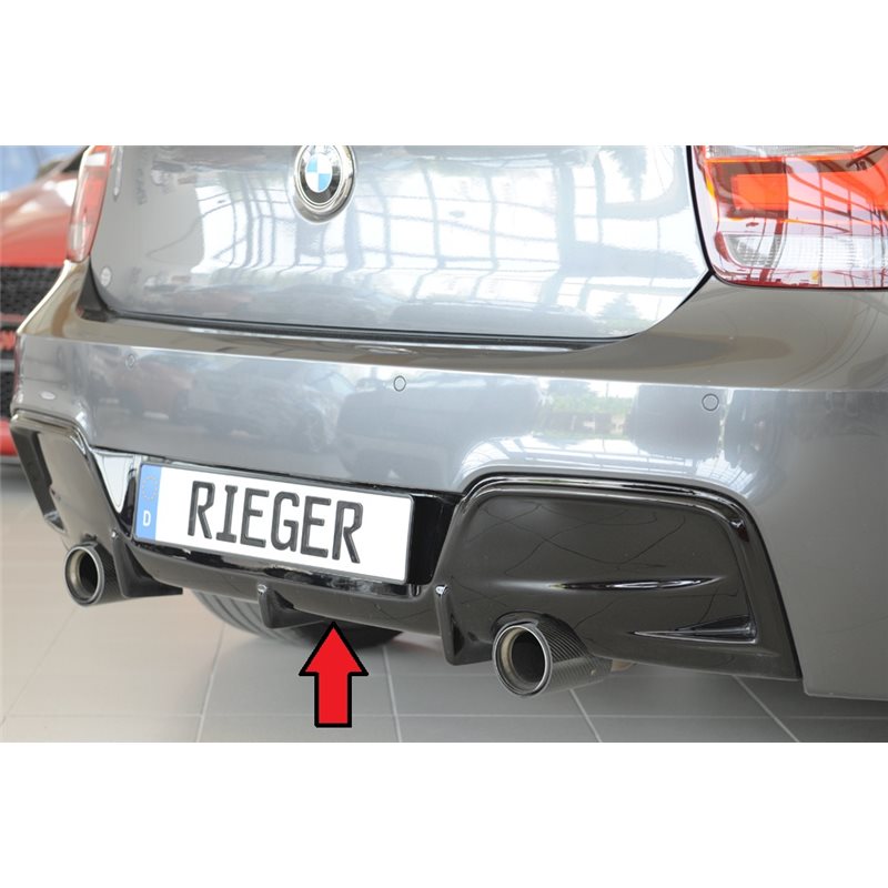 Añadido trasero Rieger BMW 1-series F20 (1K4) 09.11-03.2015 (antes facelift) sedan / 4-puertas 1-series F21 (1K2) 09.12-03.2015 