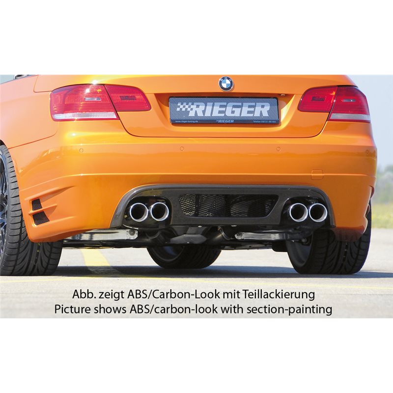 Añadido trasero Rieger BMW 3-series E92 09.06-02.10 (antes facelift) coupe 3-series E93 03.07-02.10 (antes facelift) cabrio