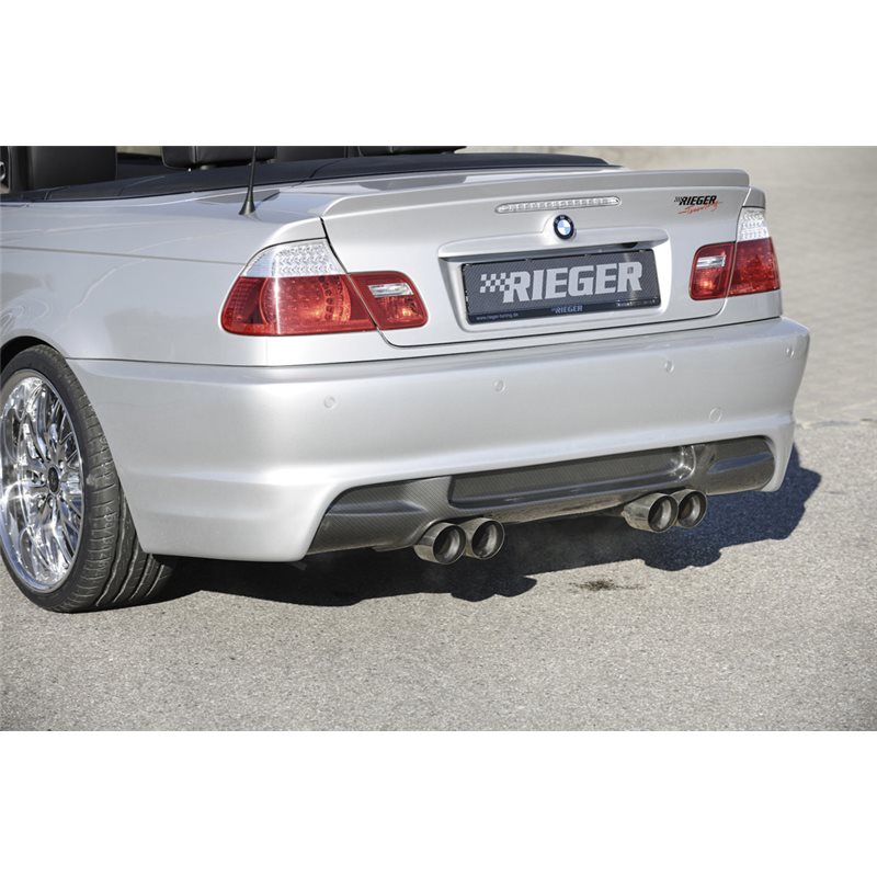 Añadido trasero Rieger BMW 3-series E46 02.02- (ex facelift) cabrio, coupe, sedan