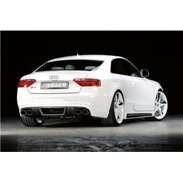 Añadido trasero Rieger Audi A4 B8 11.07- sedan