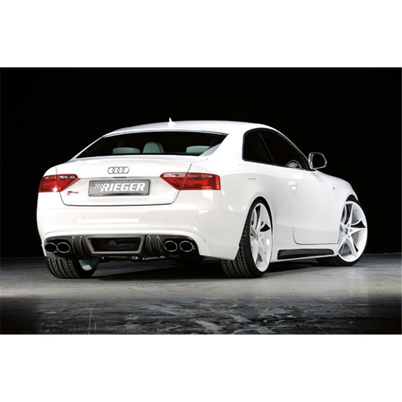 Añadido trasero Rieger Audi A4 B8 11.07- sedan