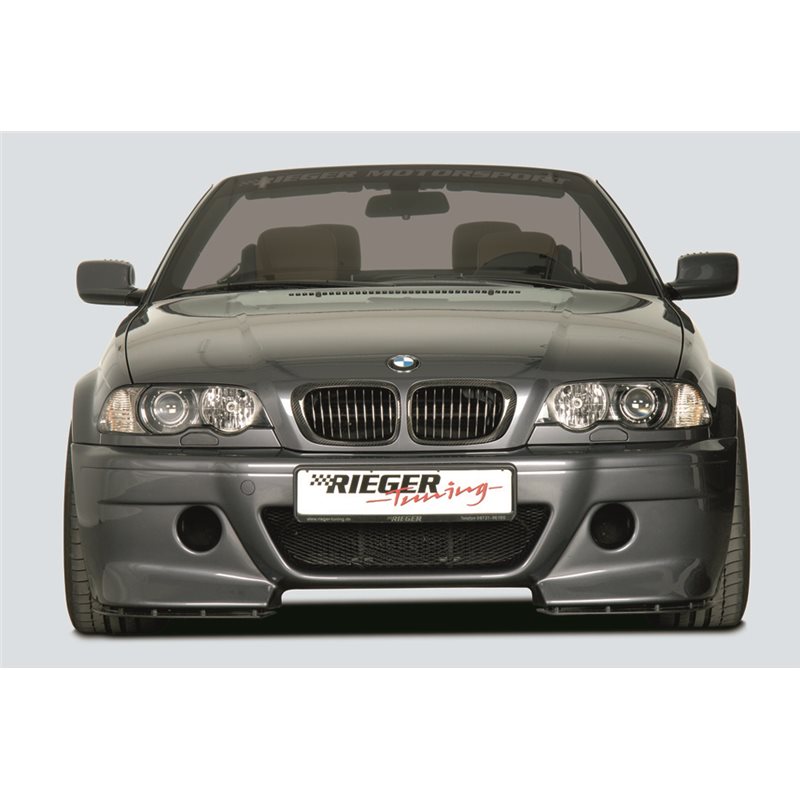 Paragolpes Rieger BMW 3-series E46 02.98-12.01 (antes facelift), 02.02- (ex facelift) cabrio, coupe