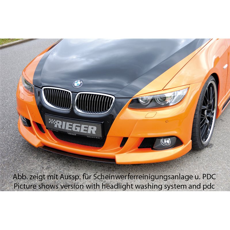 Paragolpes Rieger BMW 3-series E92 09.06-02.10 (antes facelift) coupe 3-series E93 03.07-02.10 (antes facelift) cabrio