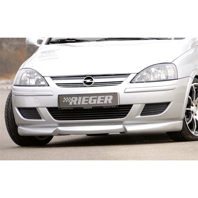 Añadido delantero Rieger Opel Corsa C 06.03- (ex facelift) 3-puertas, 5-puertas