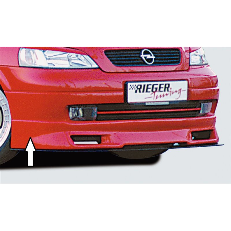 Añadido delantero Rieger Opel Astra G 3-puertas, 5-puertas, Cabrio, notchback, hatchback, Caravan, fastback