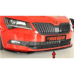Añadido delantero Rieger Skoda Superb III (3T/3V) 03.15-10.18 (antes facelift 1), 11.18-07.19 (antes facelift 2) sedan, station 