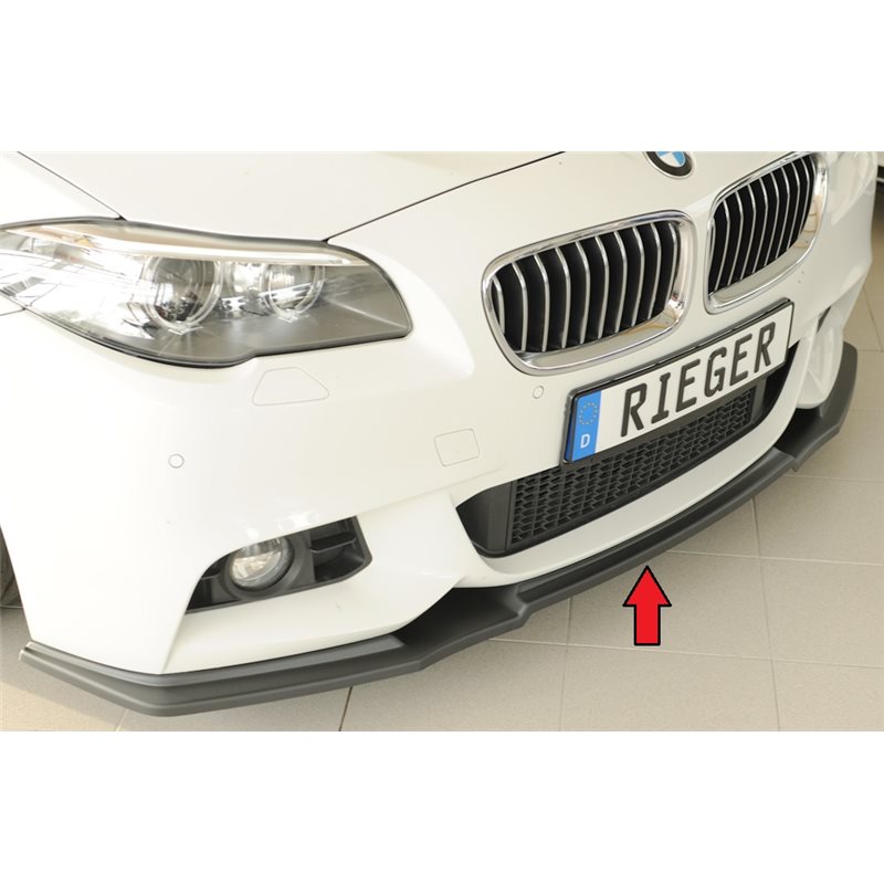 Añadido delantero Rieger BMW 5-series F10 (5L) 03.10-06.13 (antes facelift), 07.13- (ex facelift) LCI sedan 5-series F11 (5K) 09
