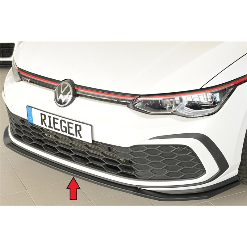 Añadido delantero Rieger VW Golf 8 GTI 08.20- 5-puertas Golf 8 GTD 08.20- 5-puertas