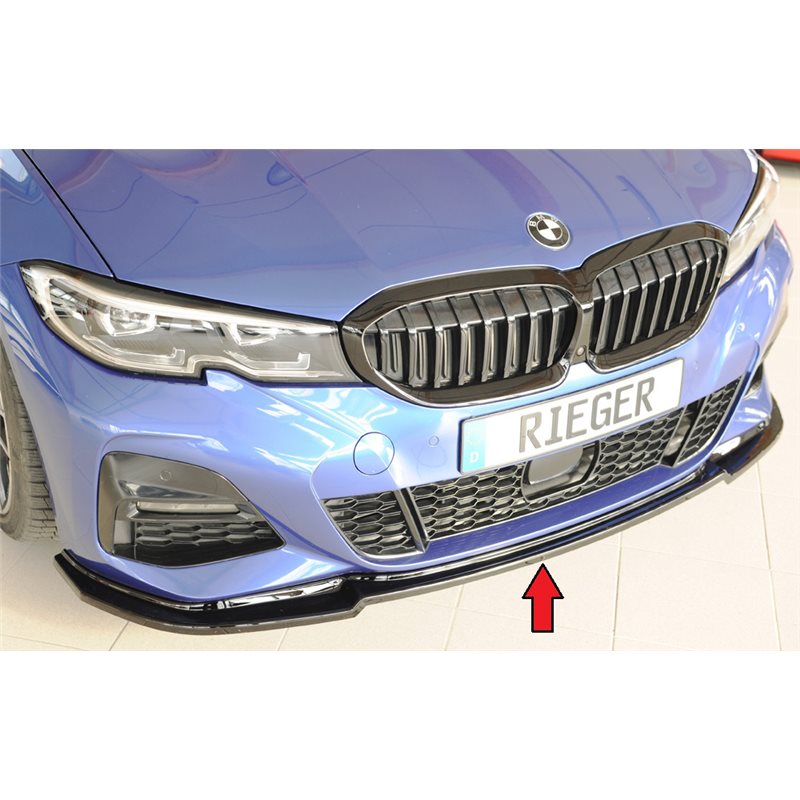 Añadido delantero Rieger BMW 3-series G20 (G3L) 03.19-06.22 (antes facelift) sedan 3-series G21 (G3K) 03.19-06.22 (antes facelif