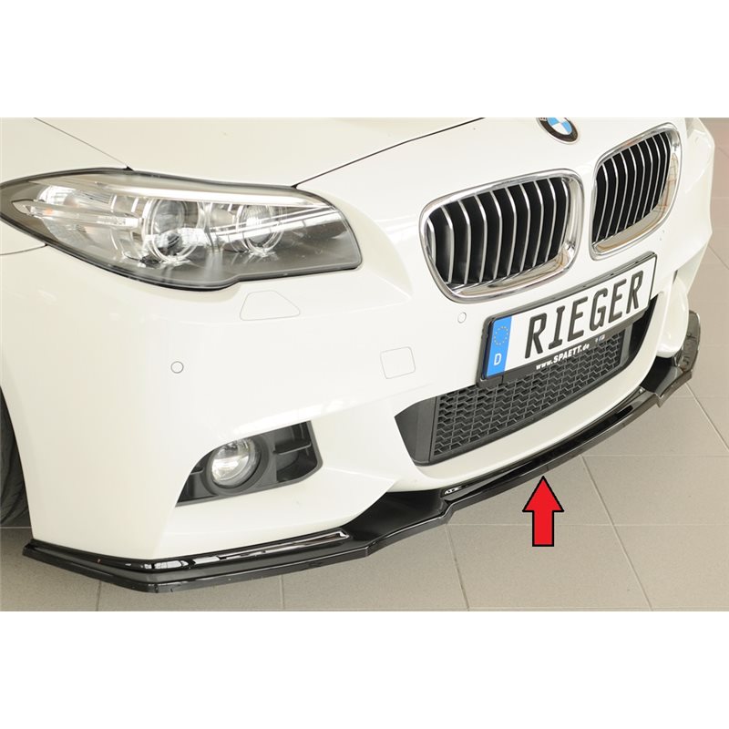 Añadido delantero Rieger BMW 5-series F10 (5L) 03.10-06.13 (antes facelift), 07.13- (ex facelift) LCI sedan 5-series F11 (5K) 09