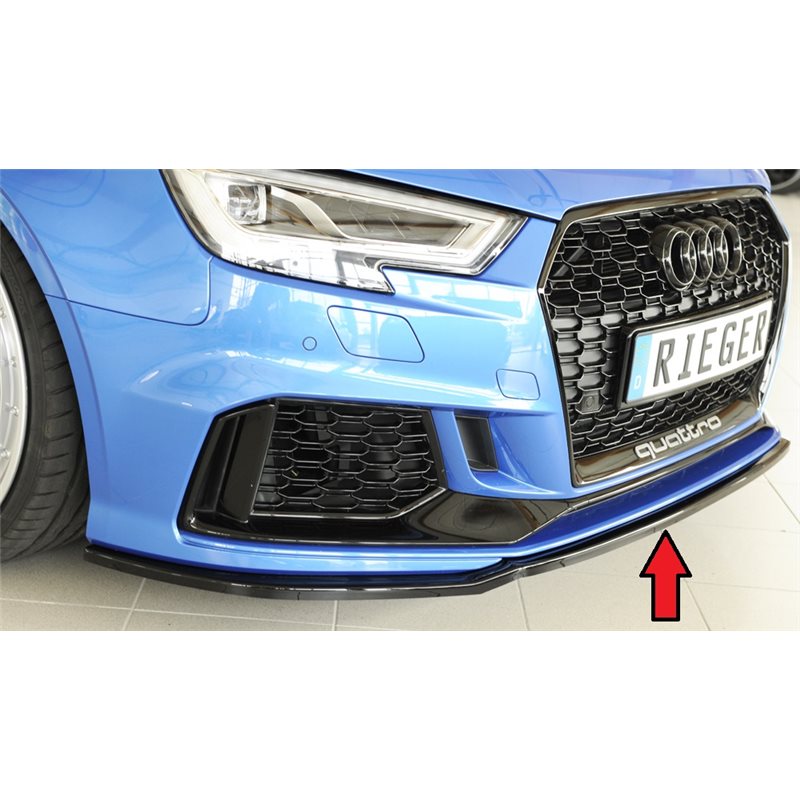 Añadido Rieger Audi RS3 (8V) 02.17- (ex facelift) 5-puertas (sportback 8VA / 8VF) , 5-puertas (sedan 8VS / 8VM)