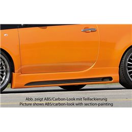 Faldon lateral Rieger Fiat 500 (312) 10.07- 2-puertas