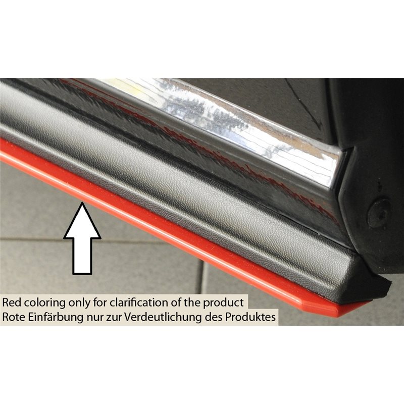 Faldon lateral Rieger VW Golf 7 GTI 04.13-12.16 (antes facelift), 02.17- (ex facelift) 3-puertas, 5-puertas Golf 7 GTD 06.13-12.