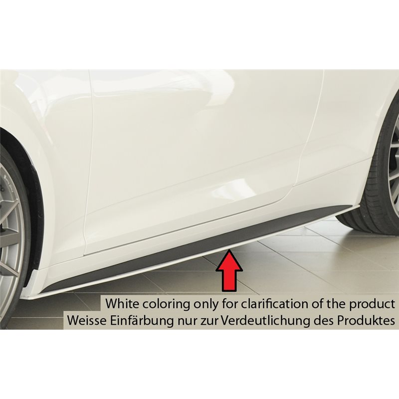 Faldon lateral Rieger Audi A5 (B9/F5) 07.16-12.19 (antes facelift) coupe, cabrio A5 S5 (B9/F5) 11.16-12.19 (antes facelift) coup