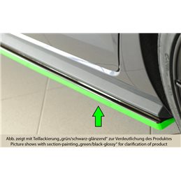 Faldon lateral Rieger VW Polo (AW) GTI 06.17-05.21 (antes facelift), 06.21- (ex facelift) 5-puertas Polo (AW) R-Line 06.17-05.21