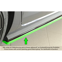 Faldon lateral Rieger VW Polo (AW) GTI 06.17-05.21 (antes facelift), 06.21- (ex facelift) 5-puertas Polo (AW) R-Line 06.17-05.21