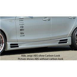 Faldon lateral Rieger BMW 1-series E87 (187 / 1K2/1K4) 09.04-03.07 (antes facelift), 04.07-08.11 (ex facelift) sedan, 4-puertas,
