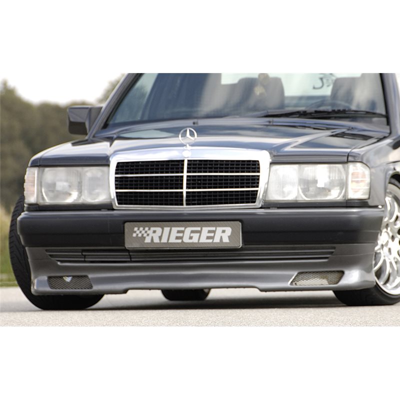 Añadido delantero Rieger Mercedes 190 (W201) sedan