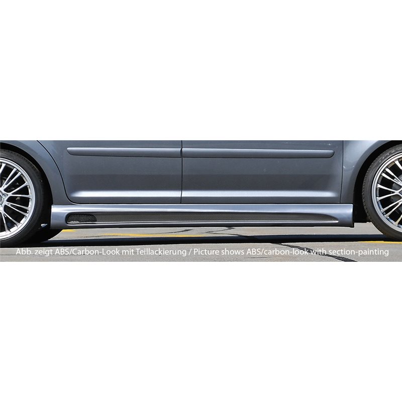 Faldon lateral Rieger VW Touran (1T) 03.03-10.06 (antes facelift), 11.06- (ex facelift) van