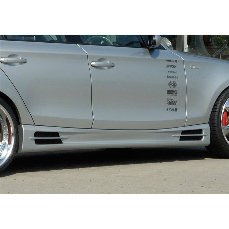 Faldon lateral Rieger BMW 1-series E87 (187 / 1K2/1K4) 09.04-03.07 (antes facelift), 04.07-08.11 (ex facelift) sedan, 4-puertas,
