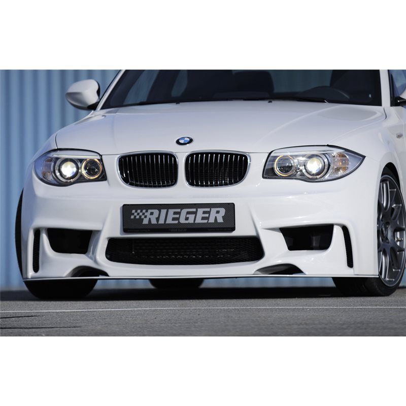 Paragolpes Rieger BMW 1-series E82, E88 (182 / 1C) 10.07- coupe, cabrio 1-series E87 (187 / 1K2/1K4) 09.04-08.11 4-puertas, seda