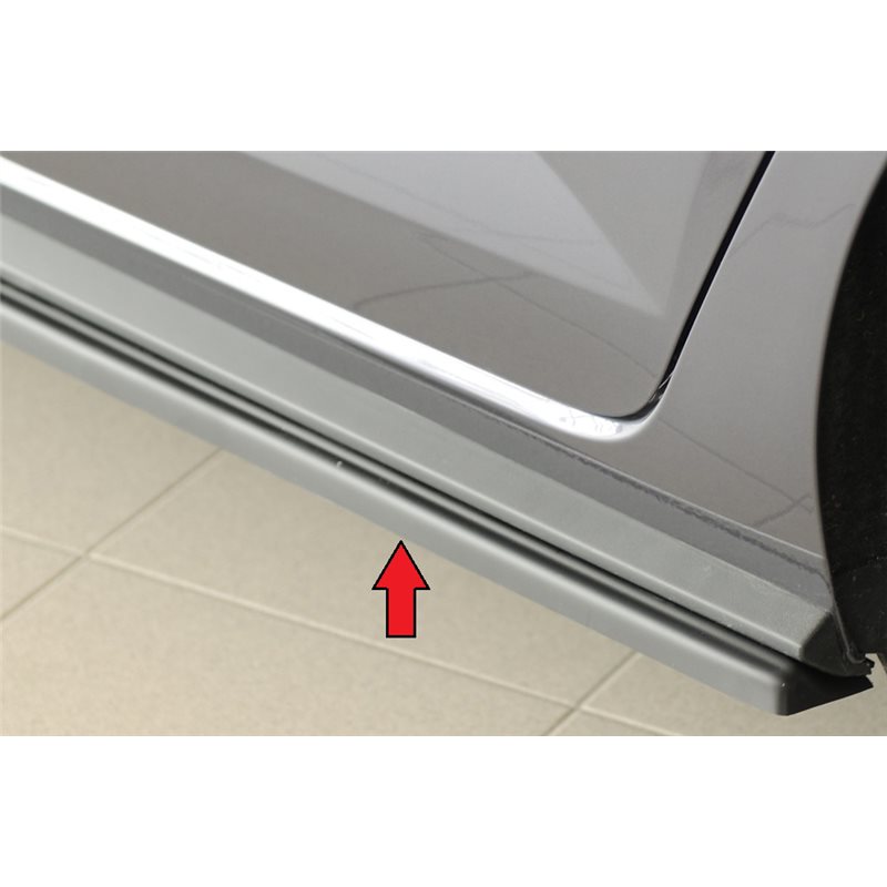 Faldon lateral Rieger VW Polo (AW) GTI 06.17-05.21 (antes facelift), 06.21- (ex facelift) 5-puertas Polo (AW) R-Line 06.17-05.21