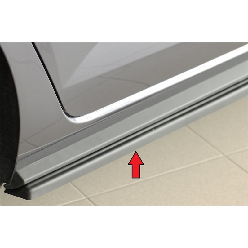 Faldon lateral Rieger VW Polo (AW) GTI 06.17-05.21 (antes facelift), 06.21- (ex facelift) 5-puertas Polo (AW) R-Line 06.17-05.21