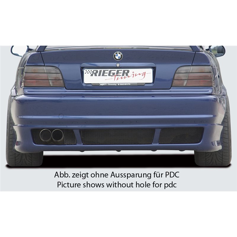 Añadido trasero Rieger BMW 3-series E36 cabrio, coupe, sedan, touring