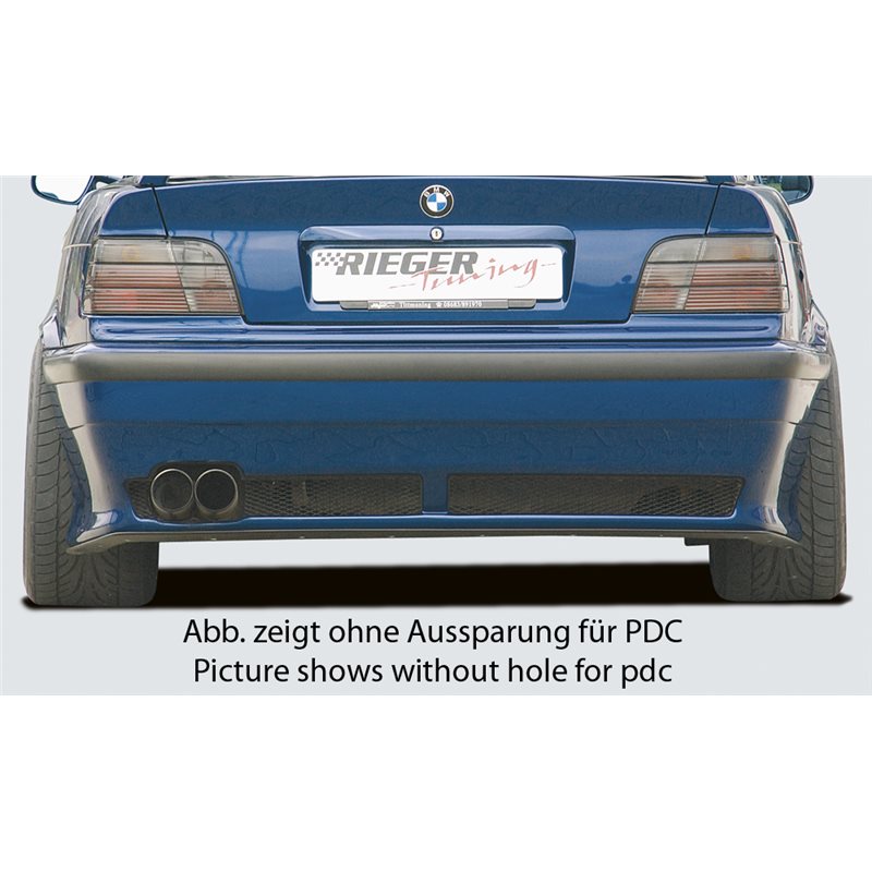 Añadido trasero Rieger BMW 3-series E36 cabrio, coupe, sedan, touring