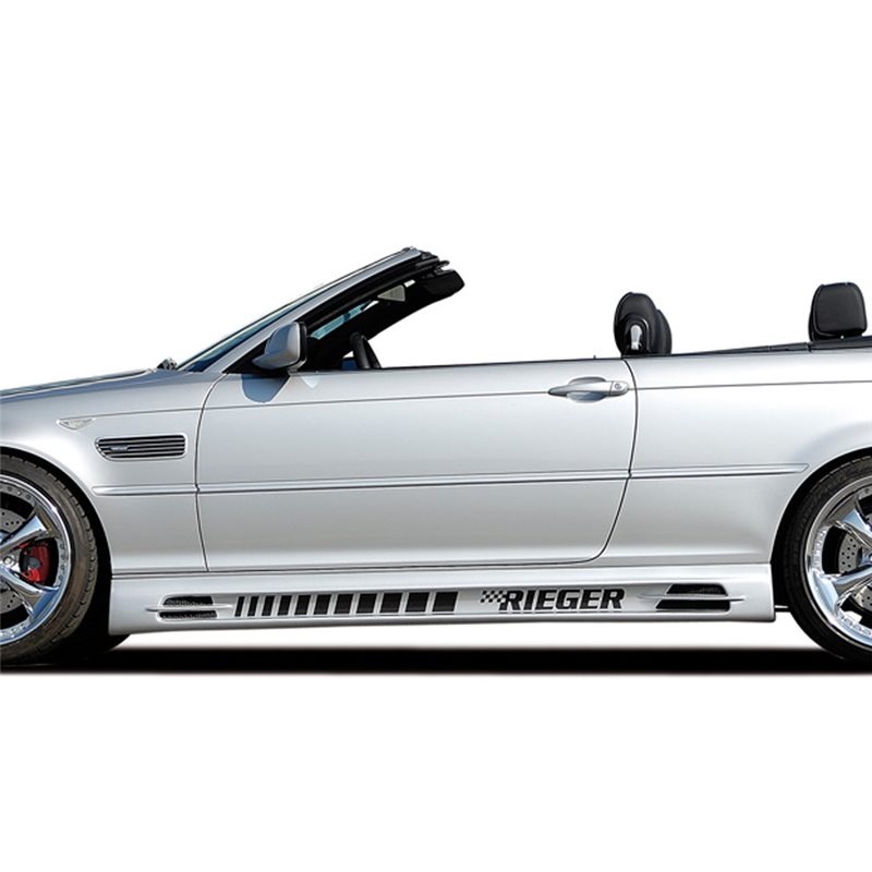 Faldon lateral Rieger BMW 3-series E46 02.98-12.01 (antes facelift), 02.02- (ex facelift) cabrio, compact, coupe, sedan 3-series