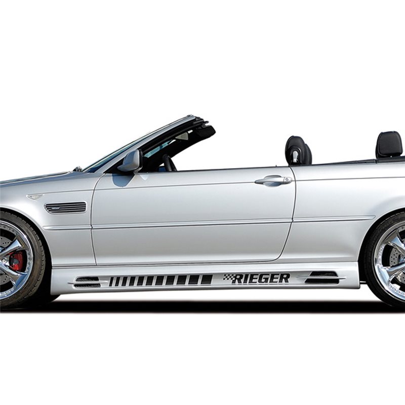 Faldon lateral Rieger BMW 3-series E46 02.98-12.01 (antes facelift), 02.02- (ex facelift) cabrio, compact, coupe, sedan 3-series