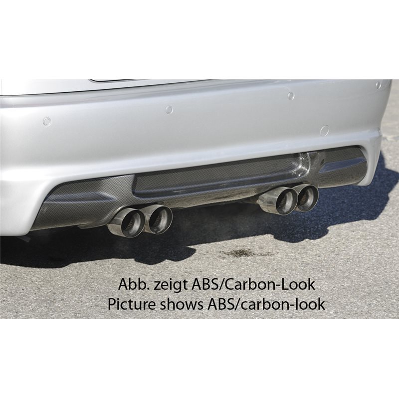 Añadido trasero Rieger BMW 3-series E46 02.98-12.01 (antes facelift), 02.02- (ex facelift) cabrio, coupe, sedan