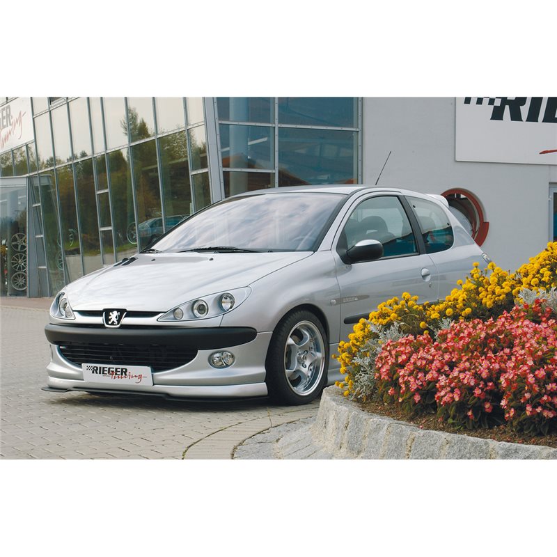 Añadido delantero Rieger Peugeot 206 09.98-05.06 cabrio CC, sedan