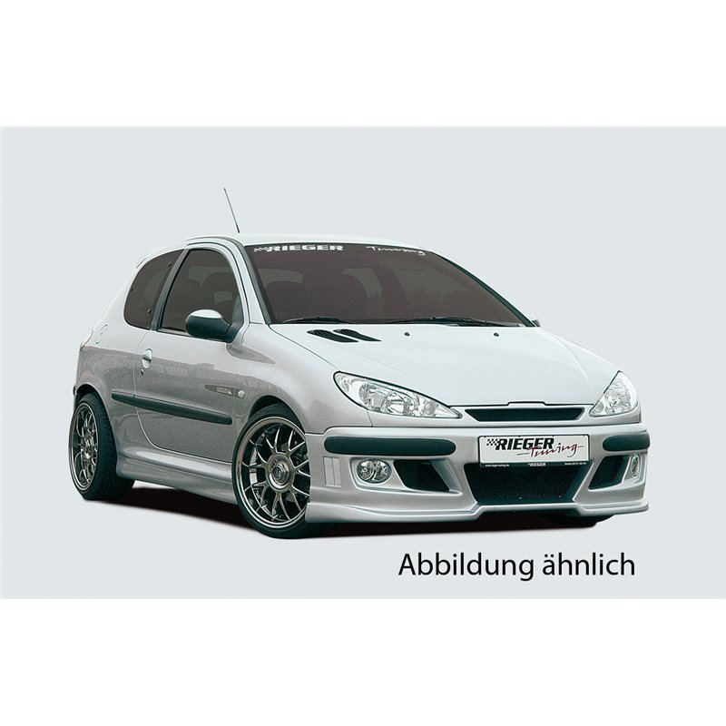Paragolpes Rieger Peugeot 206 09.98-05.06 cabrio CC, sedan