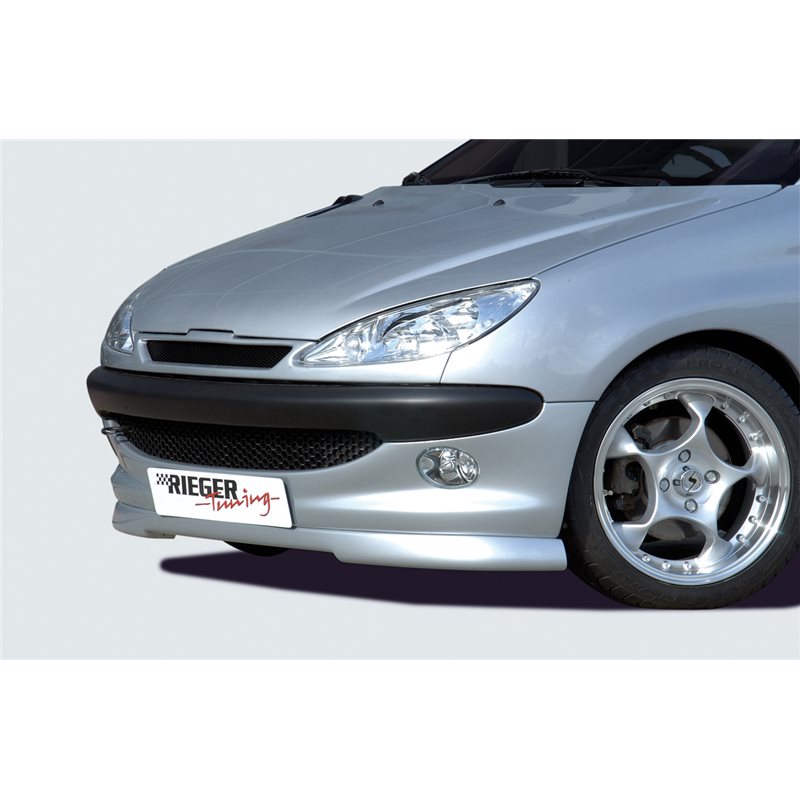 Añadido delantero Rieger Peugeot 206 09.98-05.06 cabrio CC, sedan