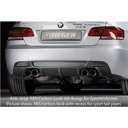 Añadido trasero Rieger BMW 3-series E92 09.06-02.10 (antes facelift), 03.10- (ex facelift) LCI coupe 3-series E93 03.07-02.10 (a