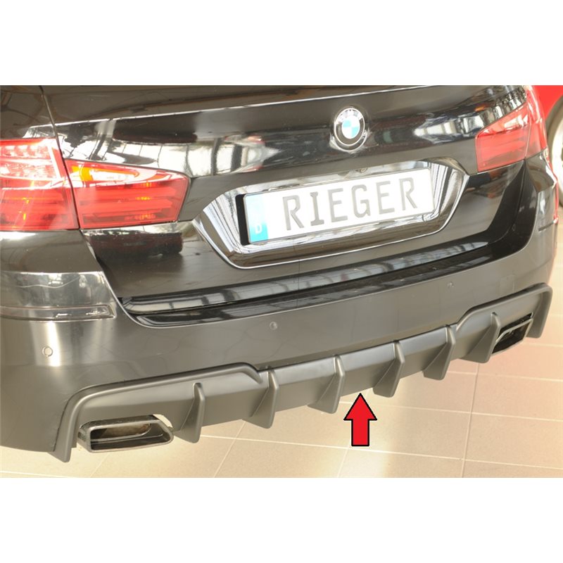 Añadido trasero Rieger BMW 5-series F10 (5L) 03.10-06.13 (antes facelift), 07.13- (ex facelift) LCI sedan 5-series F11 (5K) 09.1