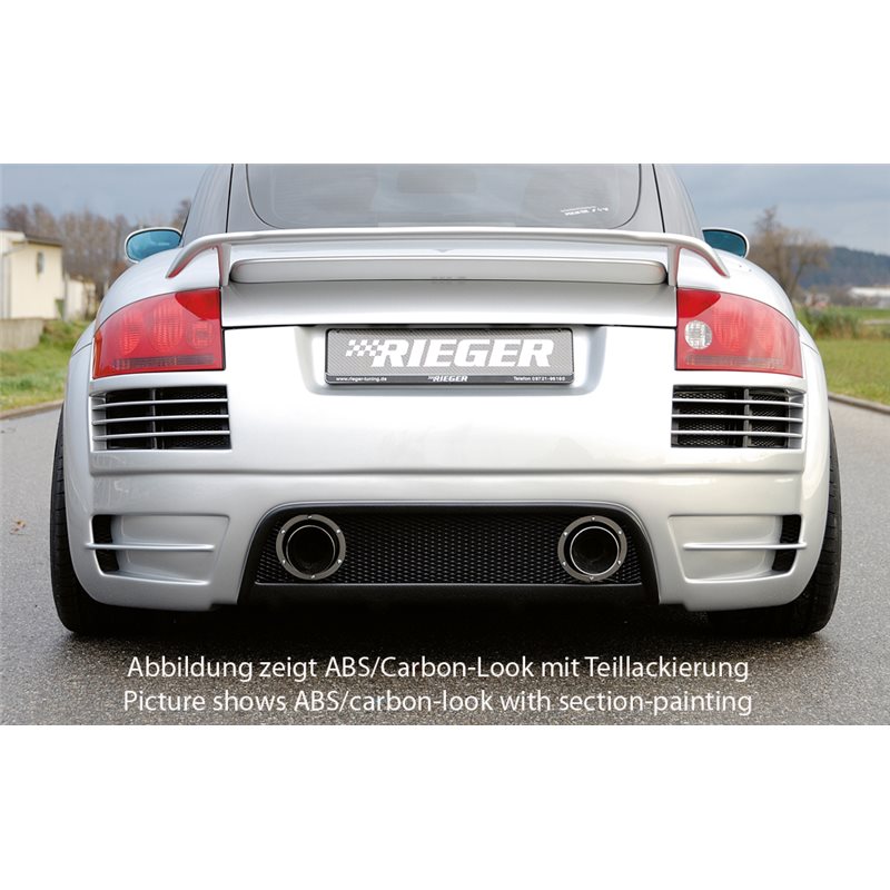 Añadido trasero Rieger Audi TT (8N) 98-03 roadster, coupe