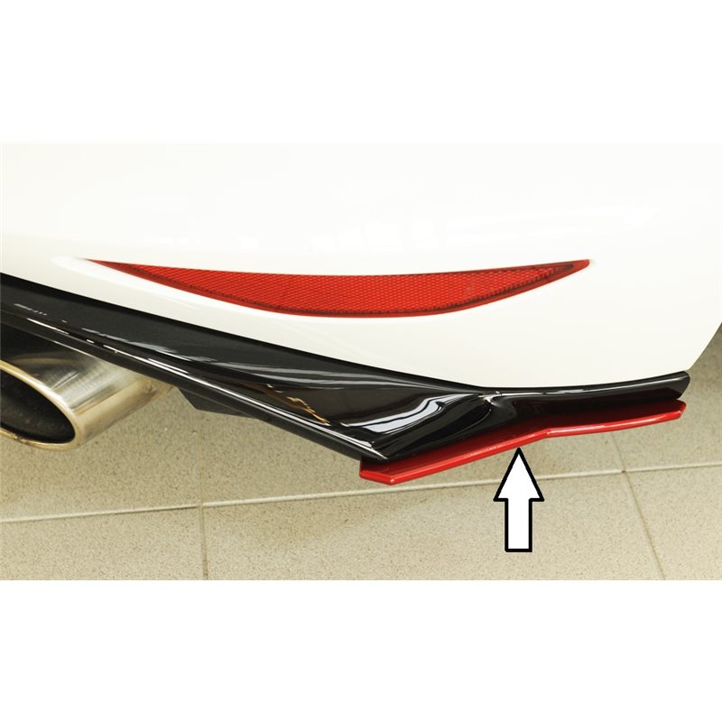 Añadido trasero Rieger VW Golf 7 GTI Clubsport 02.16- 3-puertas, 5-puertas Golf 7 GTI 04.13-12.16 (antes facelift) 3-puertas, 5-