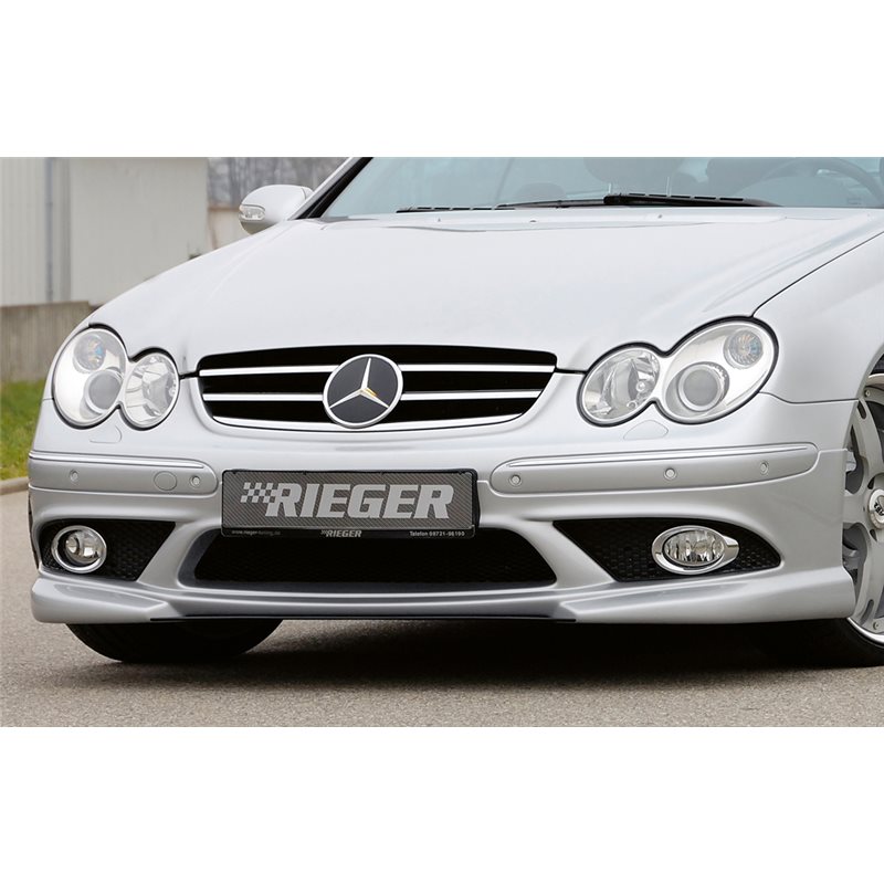 Añadido delantero Rieger Mercedes CLK (W209) 00.02-06.04 (antes facelift / antes model 2005) cabrio, coupe