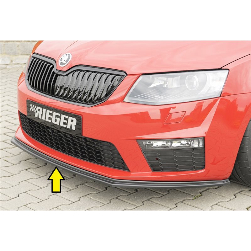 Añadido delantero Rieger Skoda Octavia RS (5E) 06.13-01.17 (antes facelift) station wagon, sedan