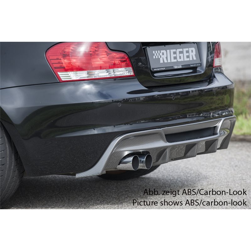 Añadido trasero Rieger BMW 1-series E82, E88 (182 / 1C) 10.07- coupe, cabrio