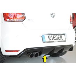 Añadido trasero Rieger VW Polo 6 GTI (6R) 05.10-01.14 (antes facelift) 3-puertas, 5-puertas